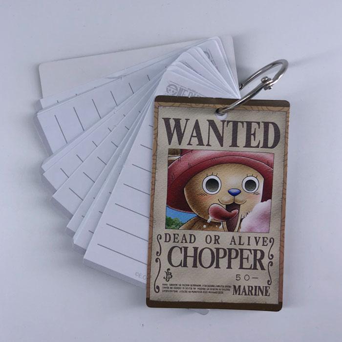 Dextreme สมุด Memo Wanted Chopper