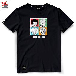 Dextreme เสื้อยืด วันพีช T-shirt  DOP-1426 Tees One Piece  มีสีดำและสีขาว
