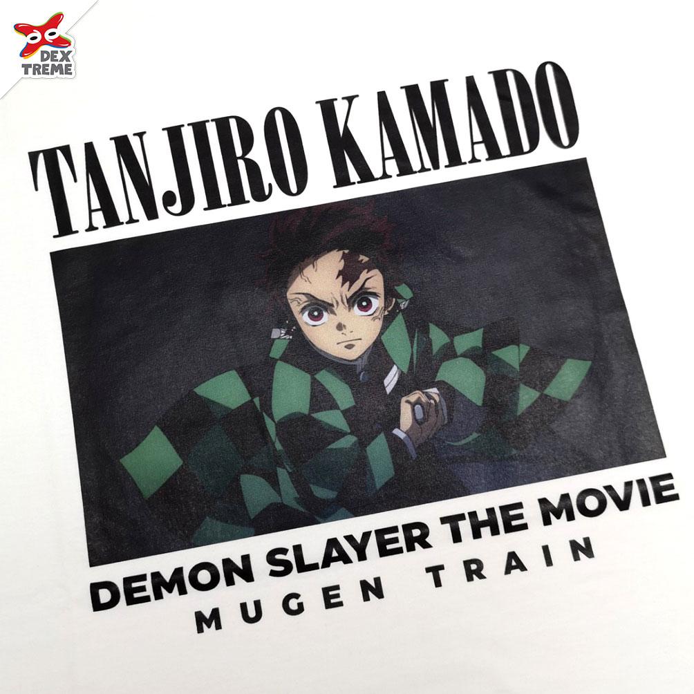 T-shirt  DYB-007 Demon Slayer  ลาย Tanjiro  มีสีดำและสีขาว