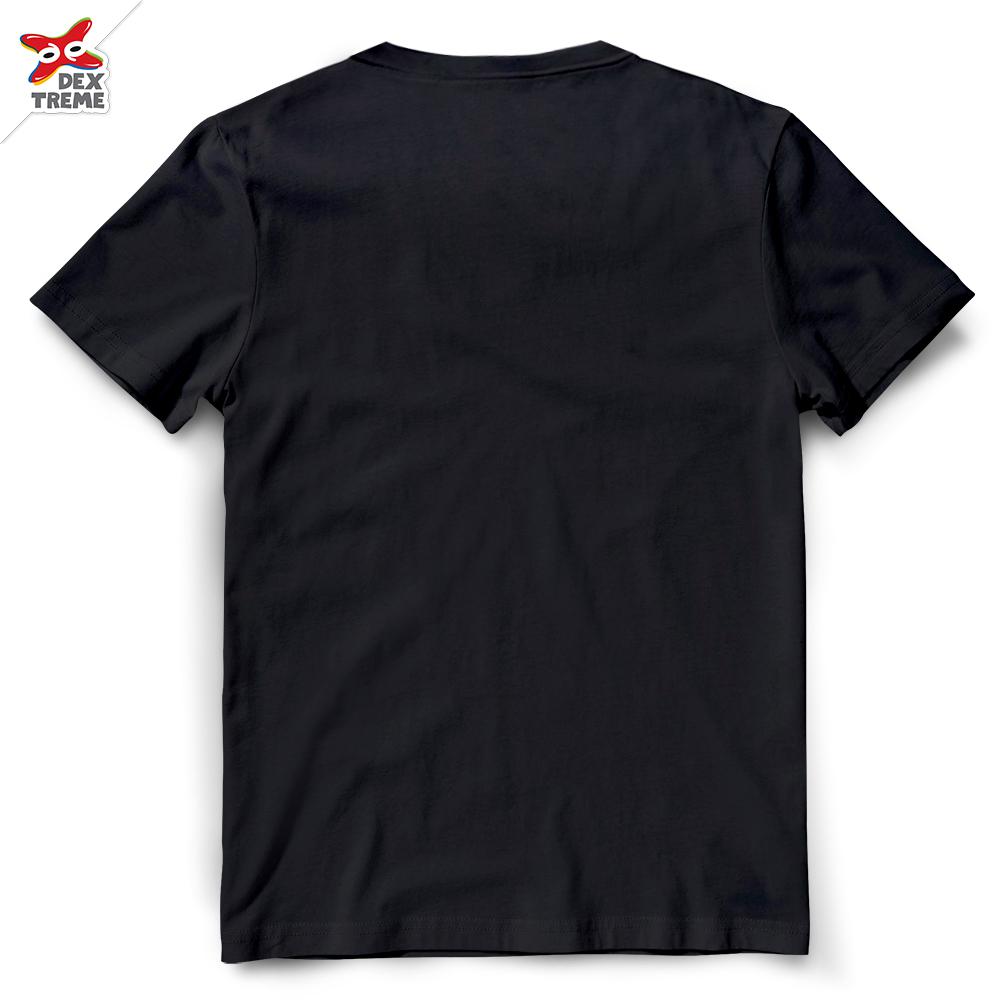 Dextreme T-shirt DOP-1594  One Piece  ผ้าSub ลายรวมสีดำ