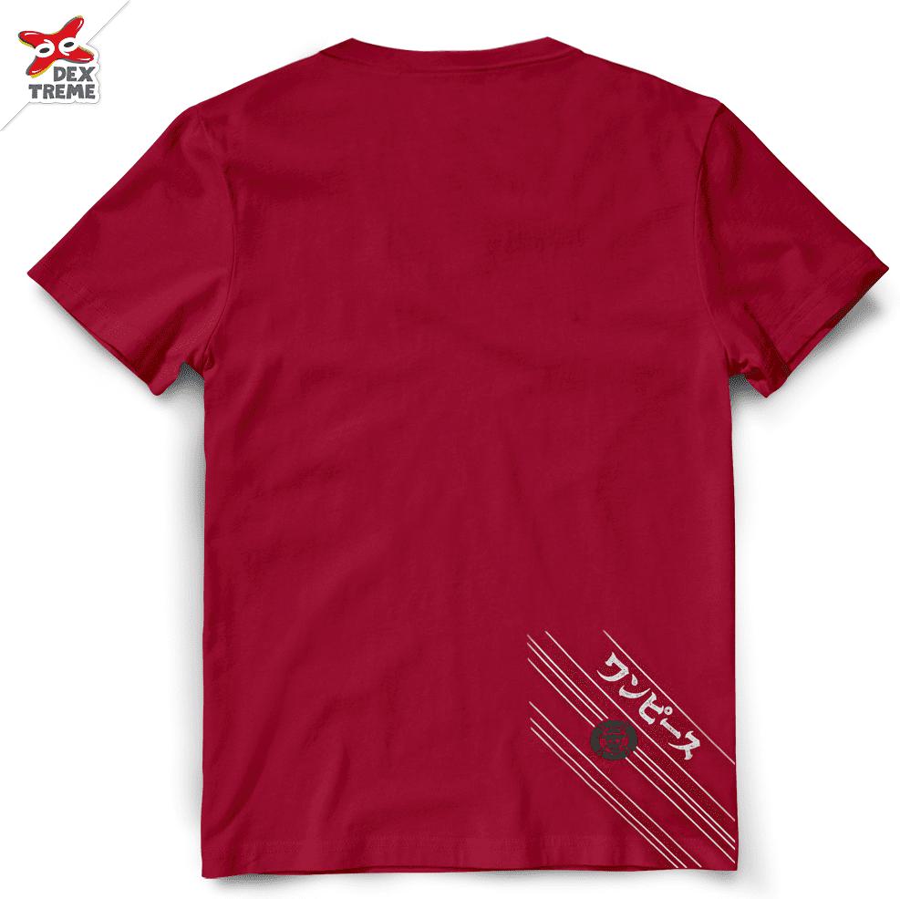 Dextreme  Dextreme T-shirt DOP-160ุ2 One Piece Film Red Luffy มีสีดำและสีแดง