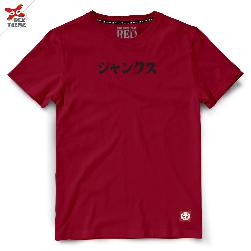 Dextreme เสื้อยืด วันพีช T-shirt  DOP-1621 One Piece ลาย Shank มีสีแดงและสีดำ
