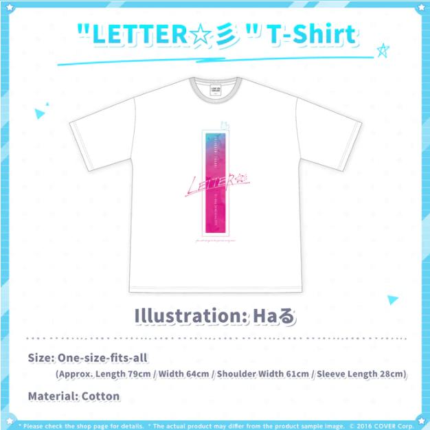 hololive - Shirakami Fubuki "LETTER☆彡" T-Shirt