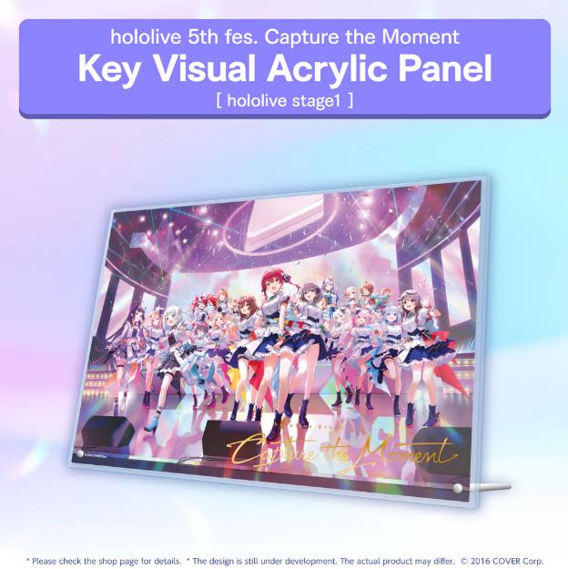 hololive 5th fes. Capture the Moment Concert Merchandise "Key Visual Acrylic Panel"