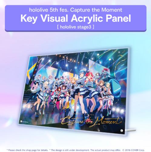 hololive 5th fes. Capture the Moment Concert Merchandise "Key Visual Acrylic Panel"