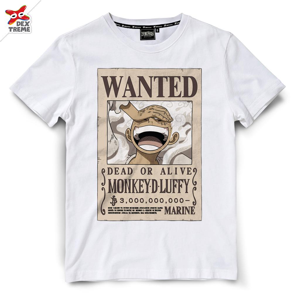 Dextreme T-shirt Wanted Luffy Gear 5  (ทยอยจัดส่งตั้งแต่ 4 พค 67 เป็นต้นไป)