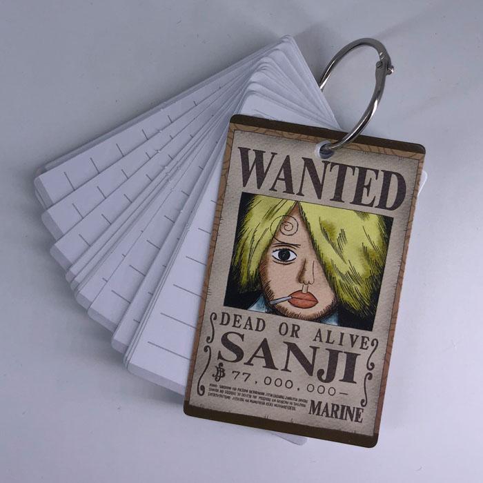 Dextreme สมุด Memo Wanted Sanji