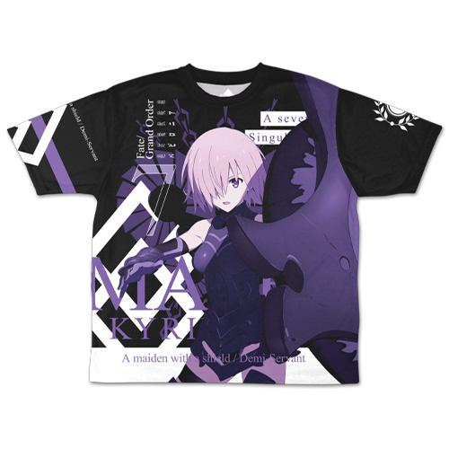 Fate Grand Order - Absolute Demon Battlefront Babylonia FGO Babylonia Mash Kyrielight Double Sided Full Graphic T-Shirt