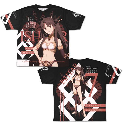 Fate Grand Order - Absolute Demon Battlefront Babylonia FGO Babylonia Ishtar Double Sided Full Graphic T-Shirt