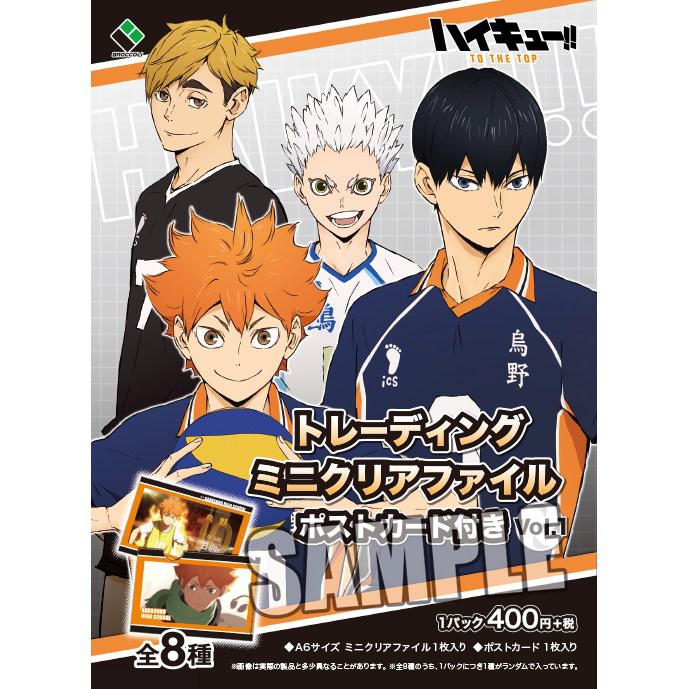 [Box] Haikyu!! To The Top Trading Mini Clear File with Postcard Vol. 1