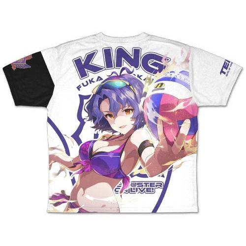 The Idolm@ster Million Live! Cho Beach Volleyball [King] Fuka Toyokawa Cold Double Sided Full Graphic T-Shirts
