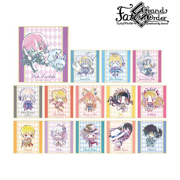 [Box] FateGrand Order Design produced by Sanrio Trading Ani-Art Mini Shikishi