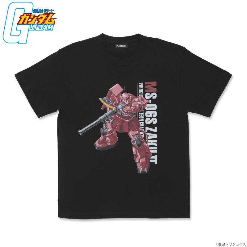 [P-bandai] Mobile Suit Gundam T-Shirt ver.2.0 - Char Zaku-II