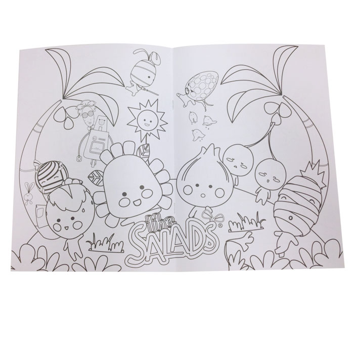 สมุดภาพระบายสี The Salads เล่ม 1