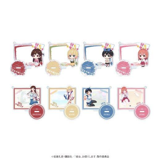 [Rent-A-Girlfriend] Trading Acrylic Memo Card (Set of 8)