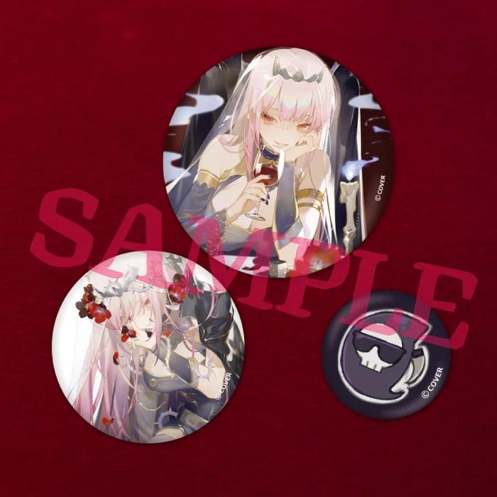 Hololive - Mori Calliope Birthday 2021 Hella-Official Reaper 3 Badge Set (Art by Rei)