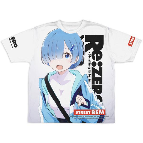 ReZero -Starting Life in Another World- Rem Cold Double Sided Full Graphic T-Shirt Street Fashion Ver