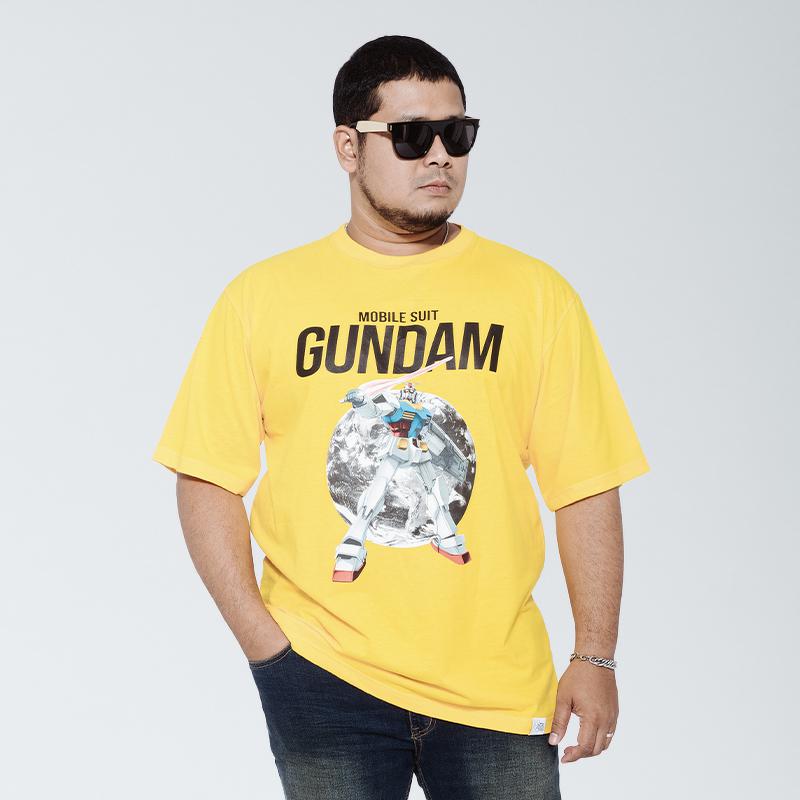 GUNDAM_TSHIRT-03 DGD-031-สีเหลืองTees Mobile Suit Gundam