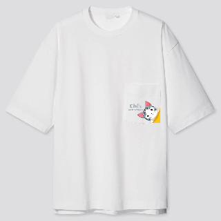 T-shirt DCHI-002 สีขาว  BERRER แมวจี้