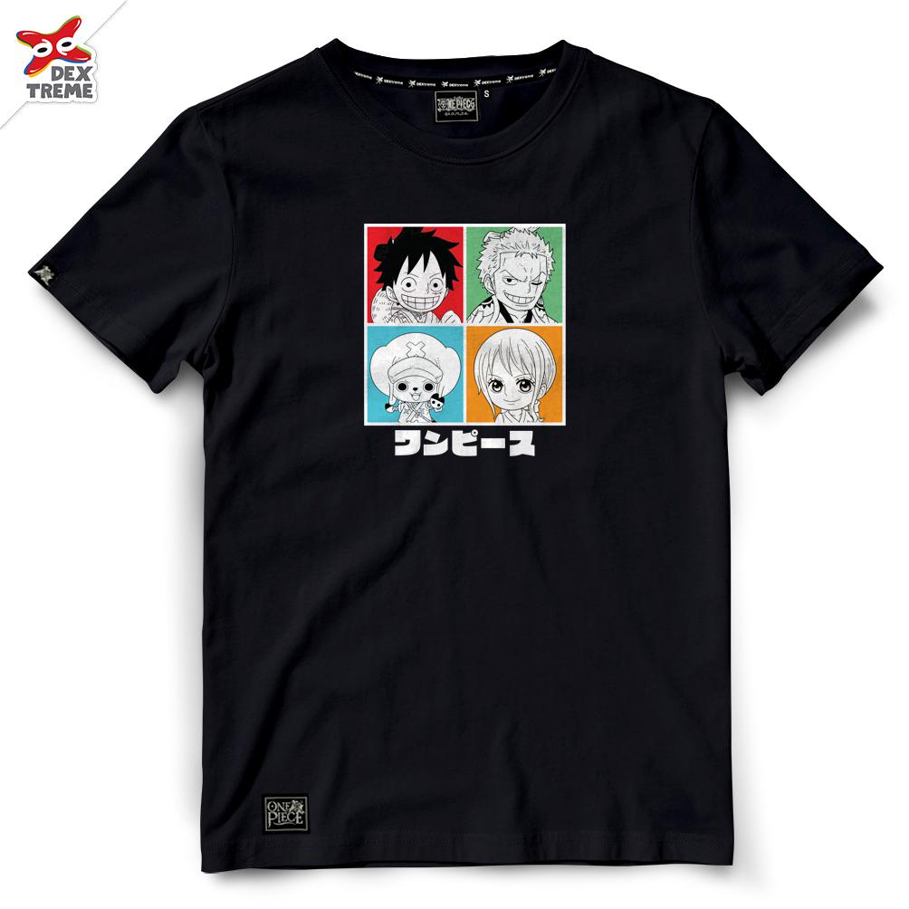 Dextreme T-shirt  DOP-1426 Tees One Piece  มีสีดำและสีขาว