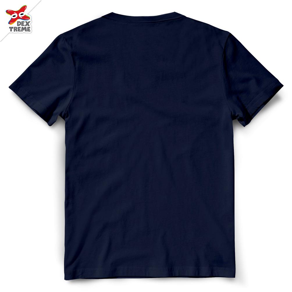 Dextreme T-shirt  DOP-1390 ลายวันพีช  Luffy  มี สีกรมและสีเหลือง