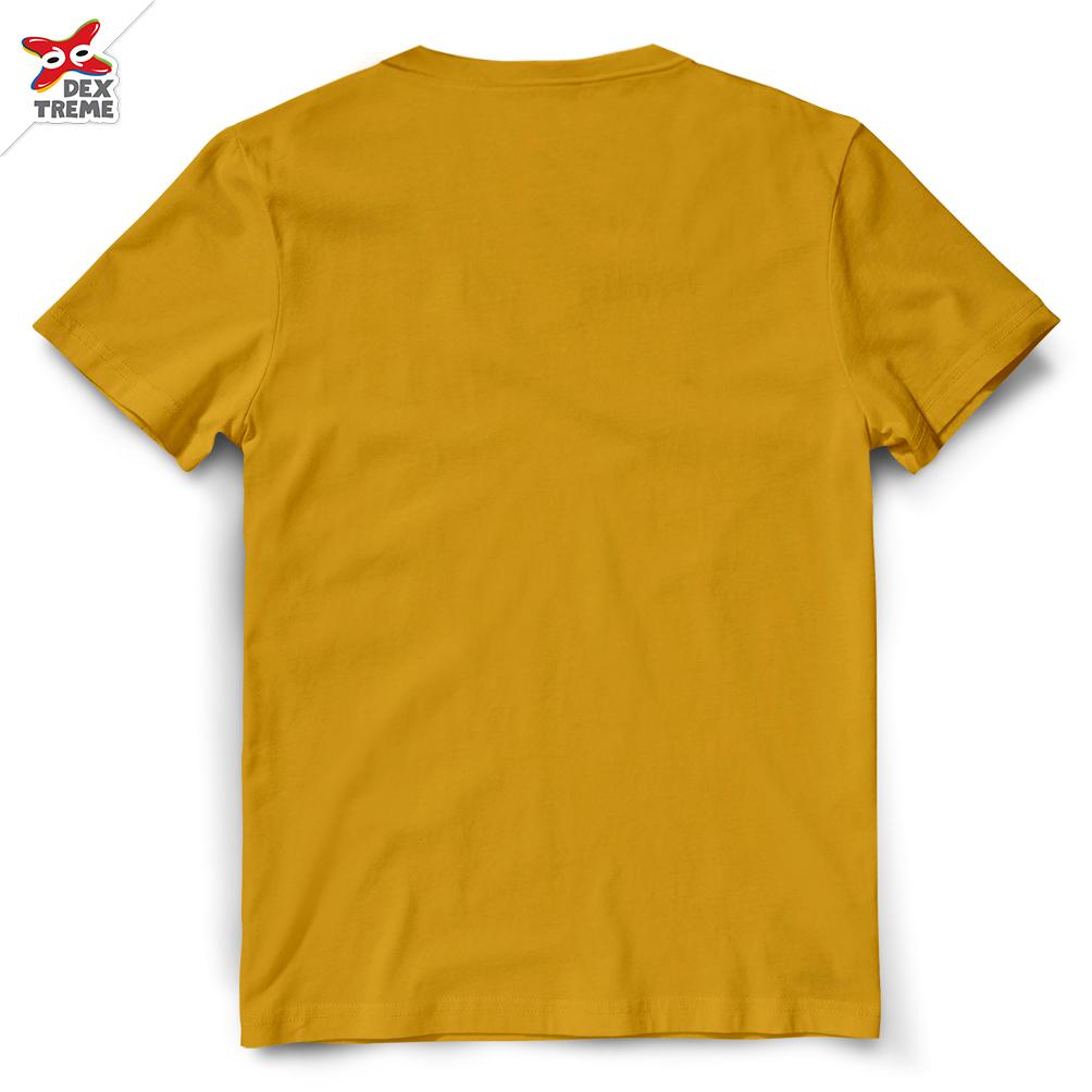 Dextreme T-shirt  DOP-1390 ลายวันพีช  Luffy  มี สีกรมและสีเหลือง