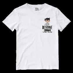 T-shirt  DCN-003 ลาย Conan มีสีขาวและสีดำ