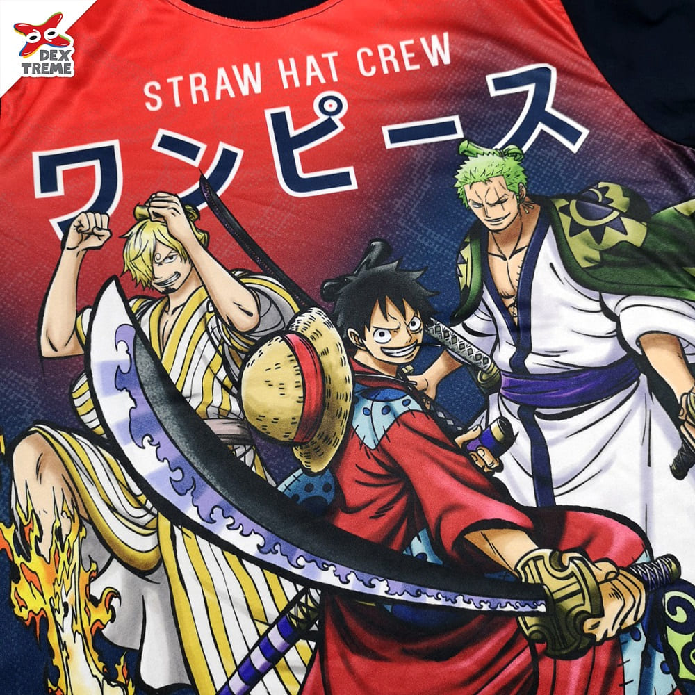 T Shirt Dop 1503 ลาย Onepiece ผ า Sub ลายwano