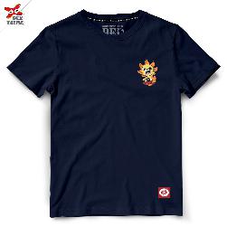 Dextreme T-shirt  DOP-1593 One Piece Film Red  ลาย Sunnykun  มีสีกรมและสีดำ