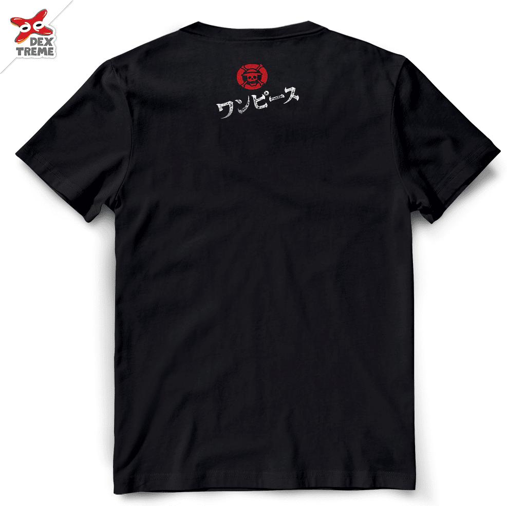 Dextreme T-shirt DOP-1601 One Piece Film Red Luffy มีสีดำและสีกรม