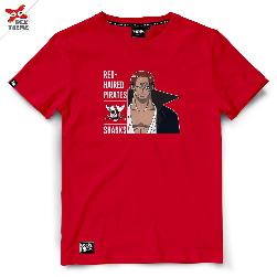 Dextreme เสื้อยืด วันพีช ลิขสิทธิ์ ของ แท้  T-shirt  DOP-1675 One Piece ลาย Shanks มีสีแดง  สีดำ และสีขาว