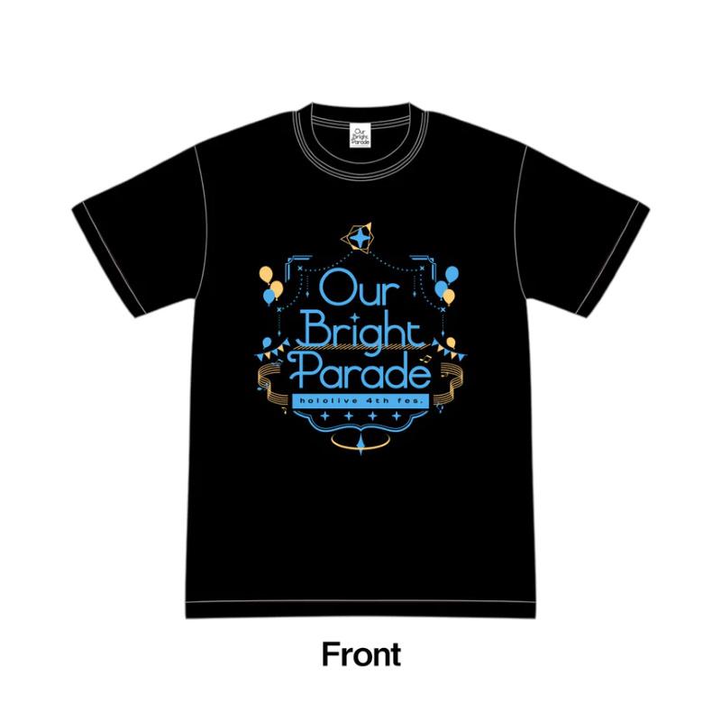 hololive 4th fes. Our Bright Parade Support Set Black (M,L,XL)