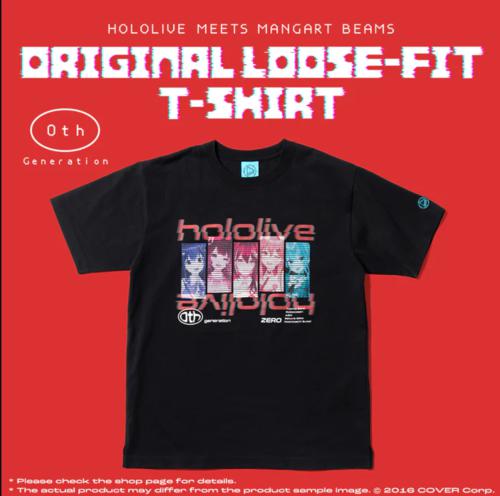 hololive - HOLOLIVE MEETS MANGART BEAMS Original Loose-Fit T-Shirt