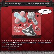hololive - Sakamata Chloe "Matching Plumpy Sticker Set with Sakamata"