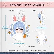 hololive - Usada Pekora "Hangout Plushie Keychain"