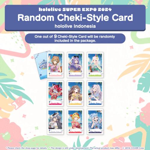 hololive - SUPER EXPO 2024 Event Merchandise "Cheki-Style Card