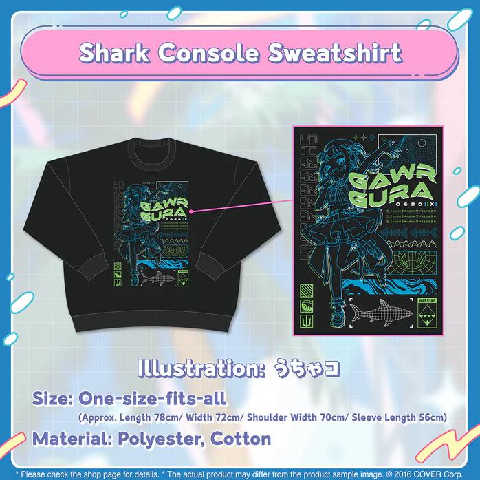 hololive - Gawr Gura Birthday Celebration 2024 "Shark Console Sweatshirt"