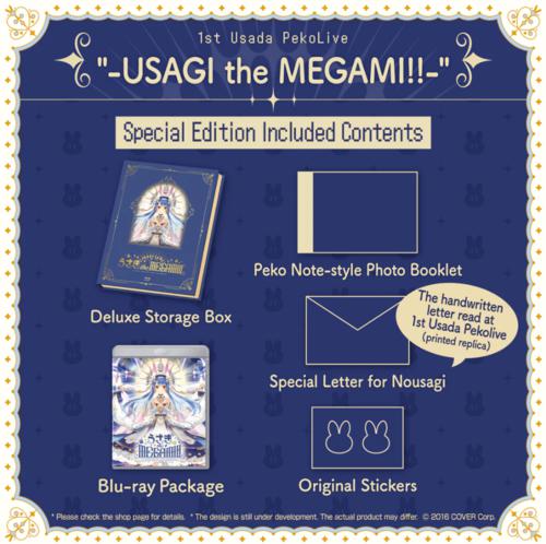 hololive - 1st Usada PekoLive "-USAGI the MEGAMI!!-" Blu-ray - Special Edition