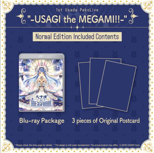 hololive - 1st Usada PekoLive "-USAGI the MEGAMI!!-" Blu-ray - Normal Edition