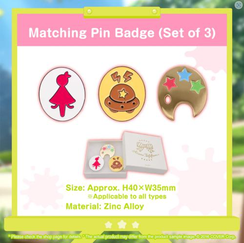 hololive - Airani Iofifteen Birthday Celebration 2024 "Matching Pin Badge (Set of 3)"