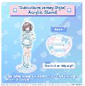 hololive - Natsuiro Matsuri Birthday Celebration 2024 ""Subculture Jersey Style" Acrylic Stand"