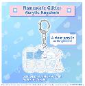 hololive - Natsuiro Matsuri Birthday Celebration 2024 "Nameplate Glitter Acrylic Keychain"