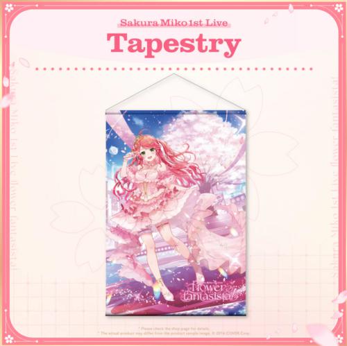 hololive - Sakura Miko 1st Live "flower fantasista!" Concert Merchandise "Sakura Miko 1st Live Tapestry"