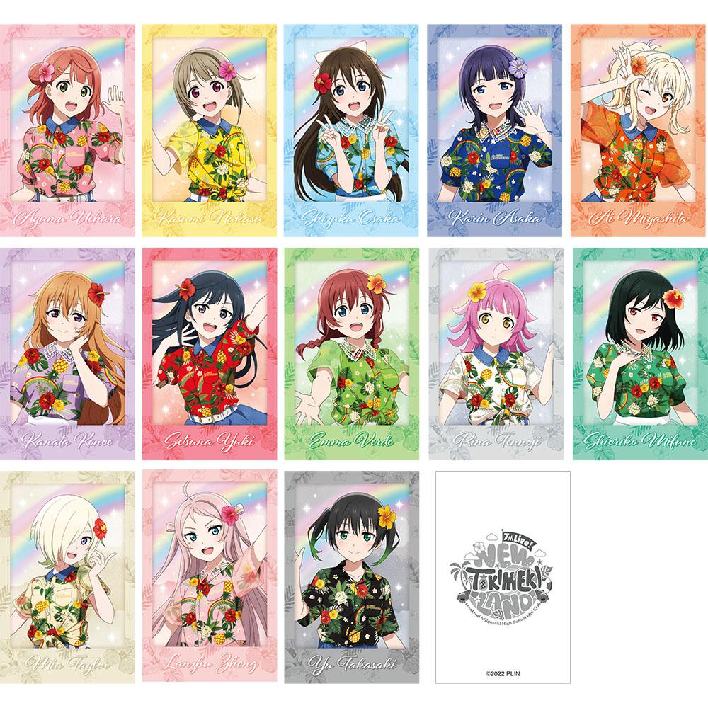 Love Live! Nijigasaki High School Idol Club 7th Live! NEW TOKIMEKI LAND Polaroid-Style Holographic Trading Card