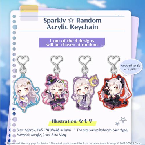 hololive - Murasaki Shion 6th Anniversary Celebration "Sparkly ☆ Random Acrylic Keychain"