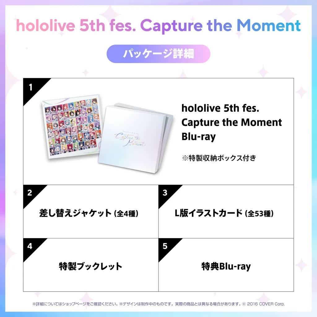 hololive - hololive 5th fes. Capture the Moment Blu-ray