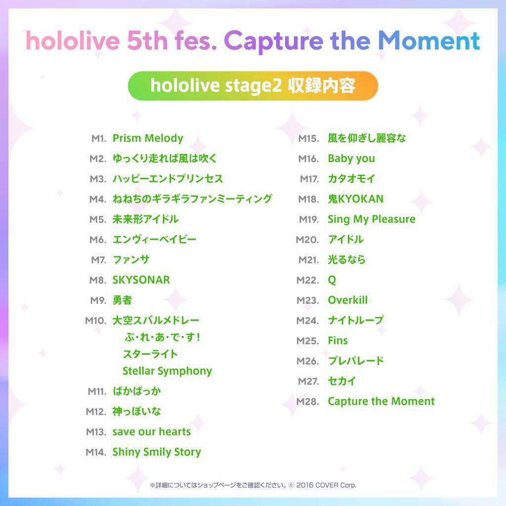 hololive - hololive 5th fes. Capture the Moment Blu-ray