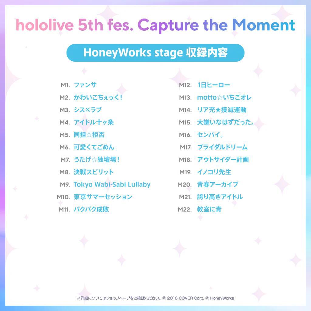 hololive - hololive 5th fes. Capture the Moment Blu-ray