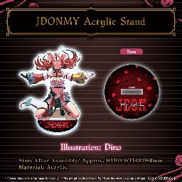 hololive - Hakos Baelz ＃ CHU2BAE Merch "JDONMY Acrylic Stand"