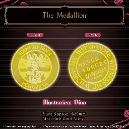 hololive - Hakos Baelz ＃ CHU2BAE Merch "The Medallion"